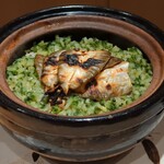 日本料理 別府 廣門 - 鮎とゴーヤのご飯