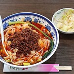 好運麺園 - 好運麺園 ＠西葛西 酸辣刀削麺 850円 香采抜きでお願い