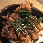 Yakitori No Hinata - 同僚の唐揚げと焼き鳥を１個トレード