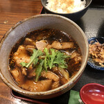 延喜 - 具沢山のピリ辛つけ汁♡