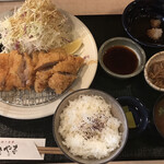 酒ト食事 よもやま - ロースとヒレのコンビ膳