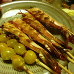 焼鳥いなかもん - えびとぎんなん