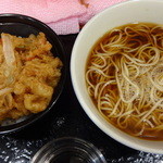 小諸そば - かき揚げ丼セット：500円 (2013/4)