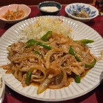 喫茶 レトロ - 焼肉定食(\800)