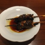 鰻禅 - ヒレのネギ巻き