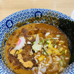 松戸富田製麺 - ゲンコツ&モミジとサバ節&煮干しのスープ
