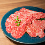 東京焼肉 黒木 - プレミアムロース 特選厚切りハラミ