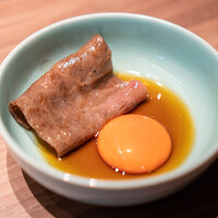 東京焼肉 黒木 - ザブトンの焼きすき