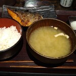 Shimpachi Shokudou - 厚切り銀鮭塩焼き定食　税込み価格　968円