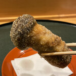 味享 - 岩手産松茸のフライ
