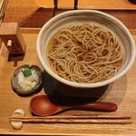ふくの緒 - 穴子の天ぷら蕎麦
