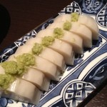 魚と串揚げ 串かっちゃん - 板わさ…わさびに注目♪