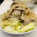 豬五花肉鹽味醬汁包菜