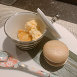 天ぷら酒房 西むら - 生チョコ最中　アイスクリームさつま芋