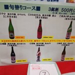 Fukushima Ken Kankou Bussankan - 飲み比べメニュー