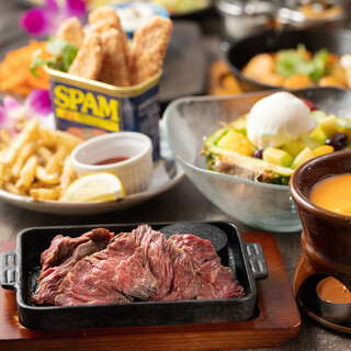 冲绳料理等各種家常菜。還有很多民族特色菜美食