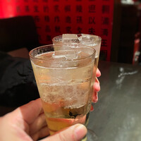 廣東料理 民生 ヒルトンプラザウエスト店 - ブラックニッカのハイボールで乾杯〜♪