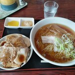 かね山 - 焼肉丼セット