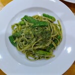 7丁目イタリア食堂 Makita - リングイーネ緑の野菜とペストジェノベーゼ