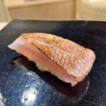 日本橋蛎殻町 すぎた - 金目鯛握り