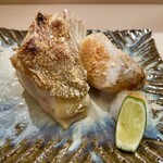 日本橋蛎殻町 すぎた - 白川甘鯛の塩焼き 酢橘
