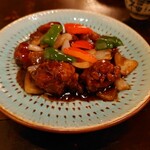 中国菜 竹林坊 - 黒酢酢豚