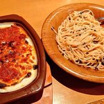 サイゼリヤ - ミラノ風ドリア たらこパスタ