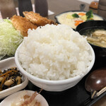 わ楽 - ②ご飯はいつもこのサイズで　新米になりました！