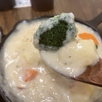 わ楽 - ②シチュー　ブロッコリー、ジャガイモ　リフトアップ