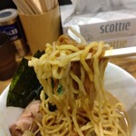 煮干し中華そば 一剣 - 穂先メンマと麺