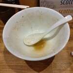 煮干し中華そば 一剣 - こうなる！