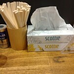 煮干し中華そば 一剣 - ティッシュは必須？