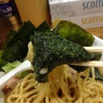煮干し中華そば 一剣 - 海苔巻き旨い！