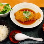 Ajino Marumatsu - チキンかつみぞれ煮定食