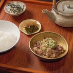 Dashi Sakaba Toshi - 出汁茶漬け-牛しぐれ煮