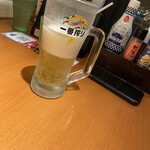和食さと - ビールサーバーよりセルフで注入