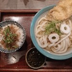 野らぼー - あつあつうどんとしらす丼