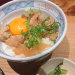 そばと天ぷら 石楽 - 鶏すきかな。