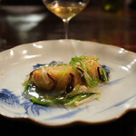 福星 - 鰆の酢橘餡掛け