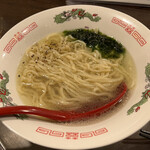 金町製麺 - 生海苔塩かけそば