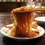 福星 - 蟹と春雨の炒め