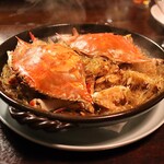 福星 - 蟹と春雨の炒め