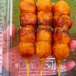 みやかわ - 焼きだんご３本￥１３０