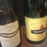 レストラン ラ・フロレゾン・ドゥ・タケウチ - 前菜に合わせてソムリエさんオススメの白♪