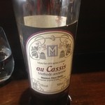 レストラン ラ・フロレゾン・ドゥ・タケウチ - デザートソースに使われていたベリーリキュールでオリジナルカクテルを♪