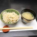 厨房レストラン ふく田 - 鯛めしと味噌汁