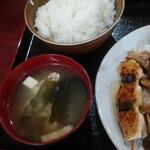 とり雅 - 焼鳥定食