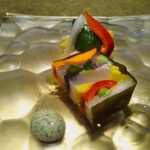 シャテーニュ - 昆布〆　テリーヌ風