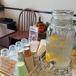 おやつ カフェ ニコプラス - フレーバー水おいしい