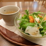 ティーシーカフェ - サラダ＆スープ